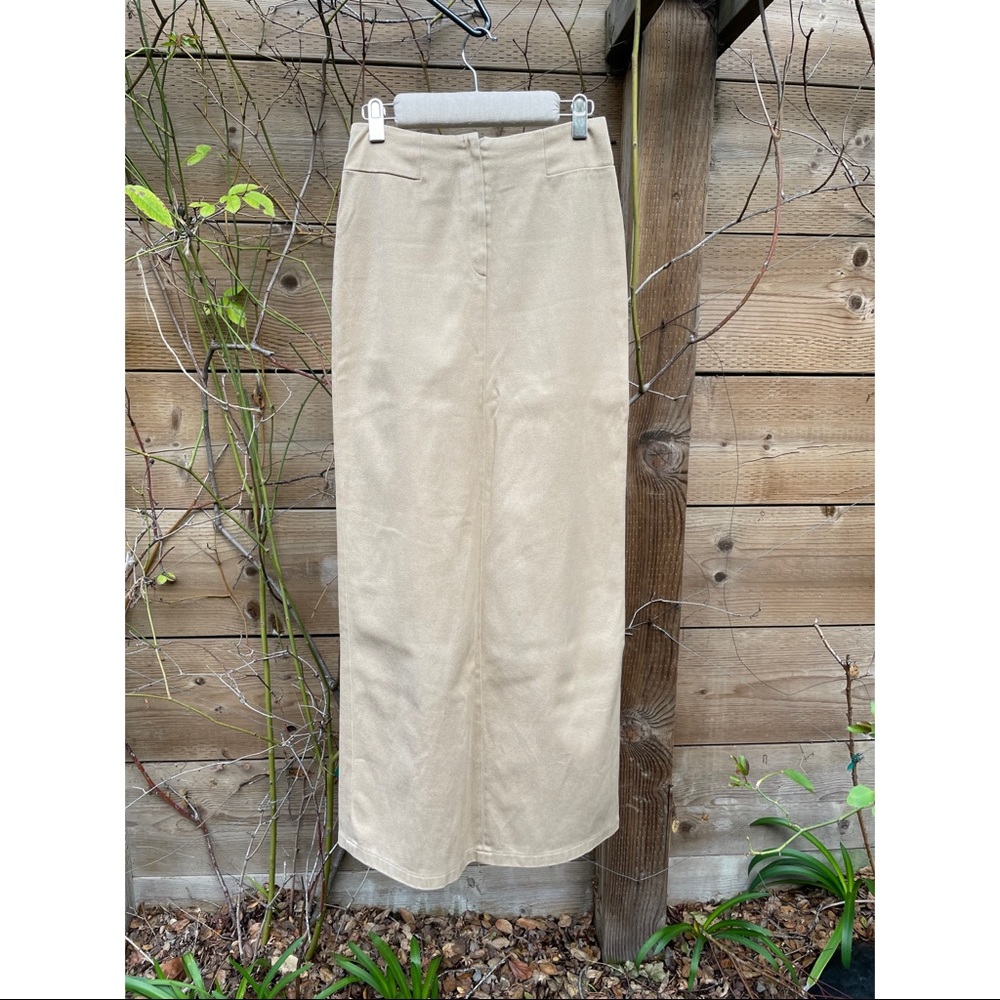 Maison Margiela High-Waisted Khaki Slit Maxi Sz 6